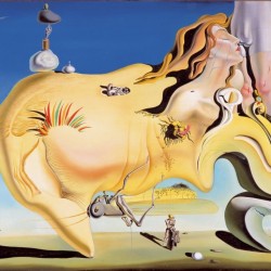 pintura surrealismo 'el gran masturbador'
