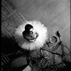 fotografía blanco y negro 'bailarina'