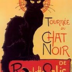 pintura post- impresionismo 'chat noir'